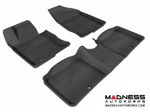 Hyundai Azera Floor Mats (Set of 3) - Black by 3D MAXpider Hyundai Azera Floor Mats (Set of 3) - Black by 3D MAXpider